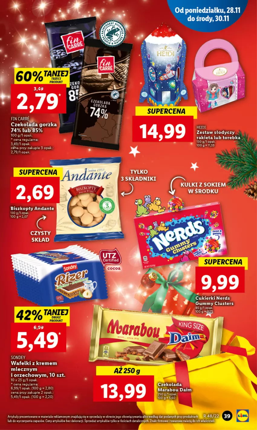 Gazetka promocyjna Lidl - GAZETKA - ważna 28.11 do 30.11.2022 - strona 41 - produkty: Biszkopty