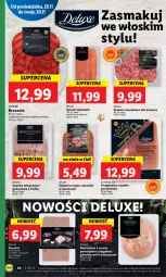 Gazetka promocyjna Lidl - GAZETKA - Gazetka - ważna od 30.11 do 30.11.2022 - strona 32 - produkty: Ser, Gin, Salami, Szynka wieprzowa, Bresaola, Prosciutto, Pasztet, Dell, Szynka, Wędlina, LG