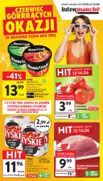Gazetka promocyjna Intermarche - Gazetka Intermarche - Gazetka - ważna od 16.06 do 16.06.2025 - strona 1 - produkty: Piwa, Piwo, Gra, Szynka wieprzowa, Tyskie, Lody, Szynka