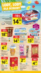 Gazetka promocyjna Intermarche - Gazetka Intermarche - Gazetka - ważna od 16.06 do 16.06.2025 - strona 26 - produkty: Big Milk, Lody, Oranżada, Hellena, Rurki