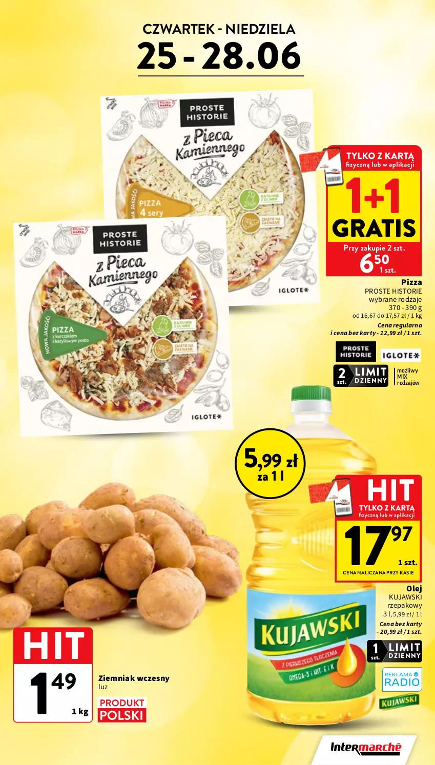 Gazetka promocyjna Intermarche - Gazetka Intermarche - ważna 25.06 do 01.07.2026 - strona 3 - produkty: Gra, Kujawski, Olej, Pizza