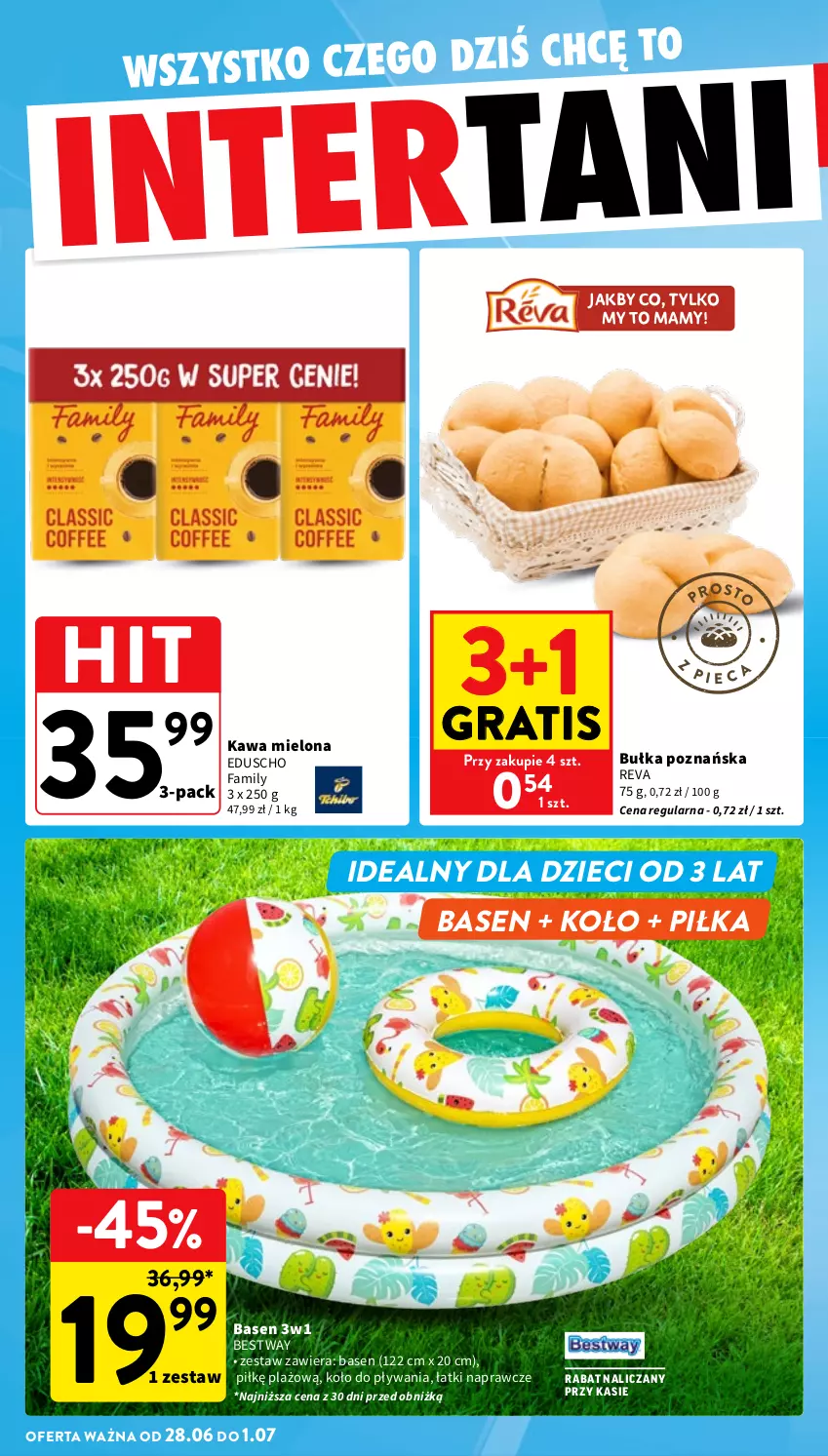 Gazetka promocyjna Intermarche - Gazetka Intermarche - ważna 25.06 do 01.07.2026 - strona 43 - produkty: Bułka, Dzieci, Fa, Gra, Kawa, Kawa mielona