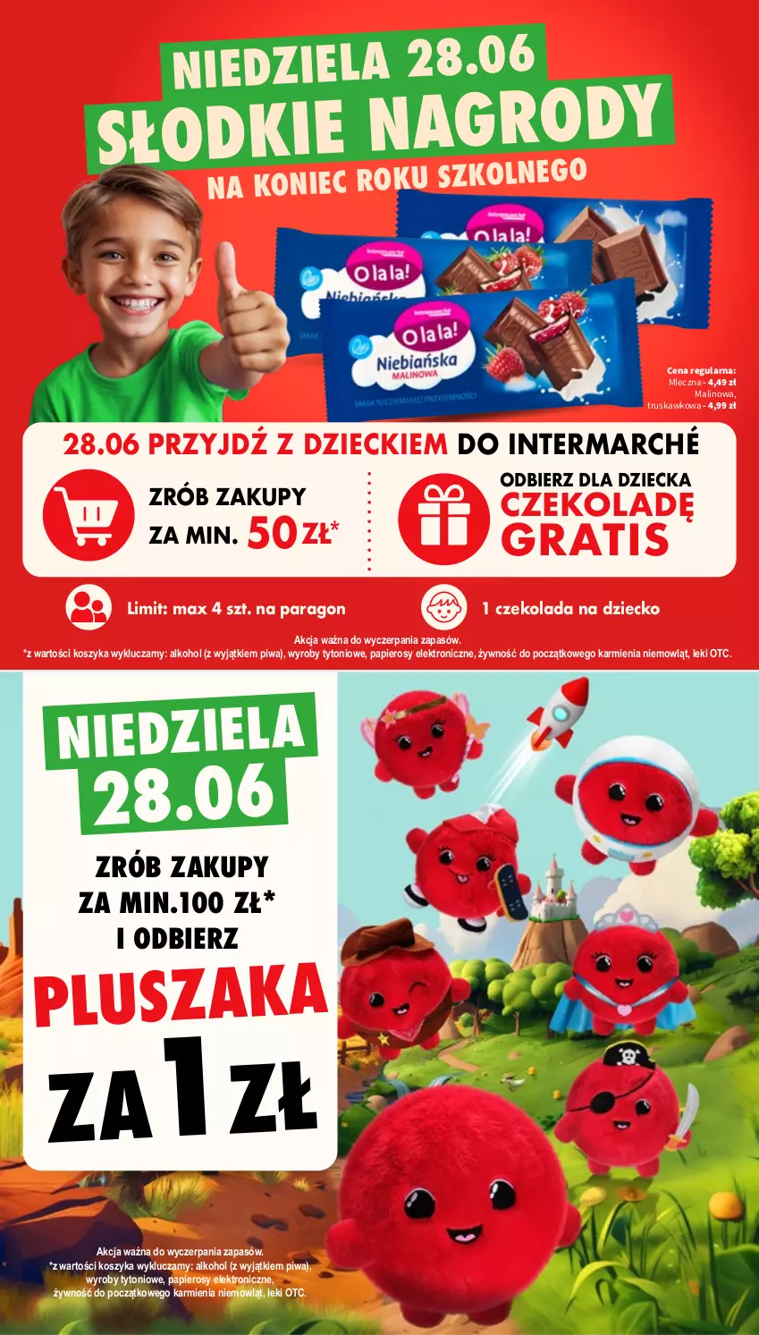 Gazetka promocyjna Intermarche - Gazetka Intermarche - ważna 25.06 do 01.07.2026 - strona 8 - produkty: Czekolada, Gra, Karmi, Kosz, Papier, Piwa, Pluszak