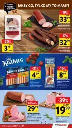 Gazetka promocyjna Intermarche - Gazetka Intermarche - Gazetka - ważna od 01.07 do 01.07.2026 - strona 17 - produkty: Piec, Kurczak, Krakus, Ser, Gry, Kiełbasa krakowska, Parówki, Szynka konserwowa, Szynka, Morliny, Kiełbasa