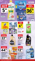Gazetka promocyjna Intermarche - Gazetka Intermarche - Gazetka - ważna od 01.07 do 01.07.2026 - strona 38 - produkty: Płyn do prania, Ludwik, Ajax, Finish, Tablet, Proszek do prania, Vizir, Silan, Woolite, Płyn do płukania, Zmywarki, Kapsułki do prania, Tabletki do zmywarki