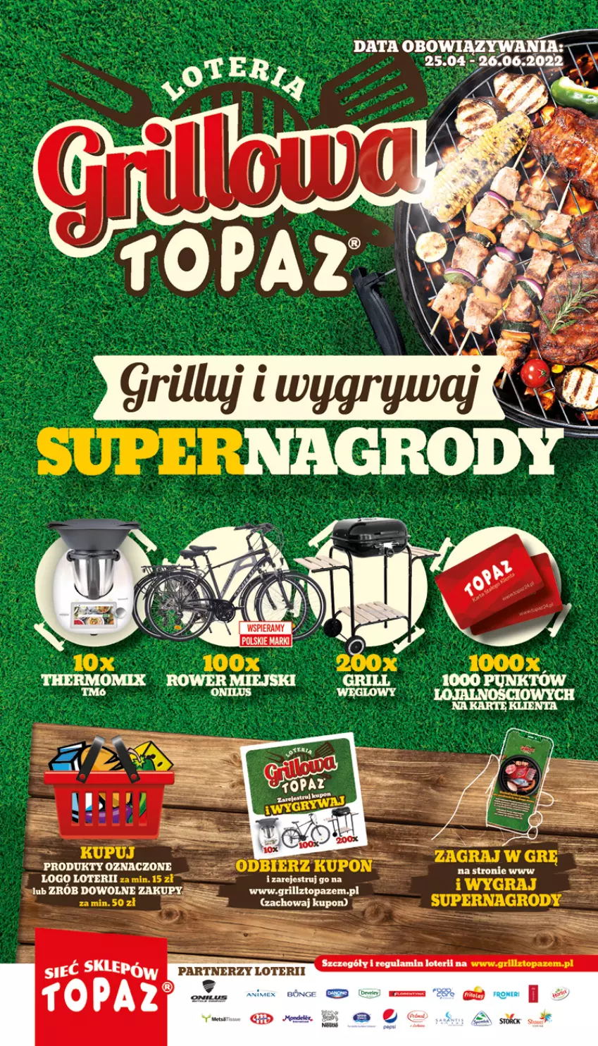 Gazetka promocyjna Topaz - Gazetka - ważna 02.06 do 08.06.2022 - strona 2 - produkty: Grill, Top