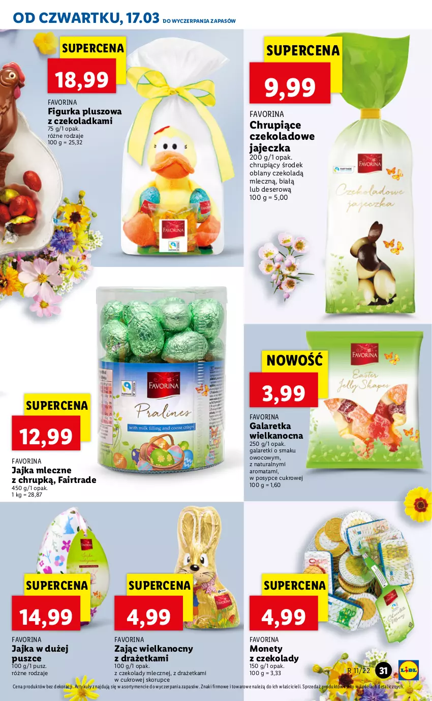 Gazetka promocyjna Lidl - GAZETKA - ważna 17.03 do 20.03.2022 - strona 31 - produkty: Deser, Fa, Gala, Galaretka, Galaretki, Ser