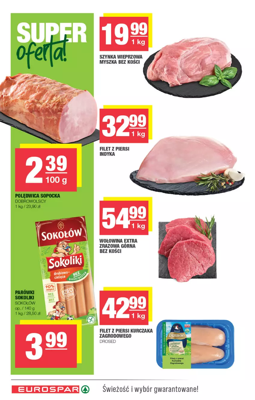 Gazetka promocyjna Spar - EuroSpar - ważna 04.05 do 14.05.2025 - strona 6 - produkty: Filet z piersi indyka, Filet z piersi kurczaka, Kurczak, Mysz, Szynka, Szynka wieprzowa, Wołowina
