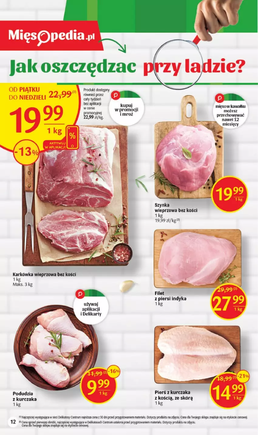 Gazetka promocyjna Delikatesy Centrum - Gazetka DC16 - ważna 27.04 do 03.05.2023 - strona 12 - produkty: Filet z piersi indyka, Karkówka wieprzowa, Kawa, Kurczak, Mięso, Rum, Szynka, Szynka wieprzowa