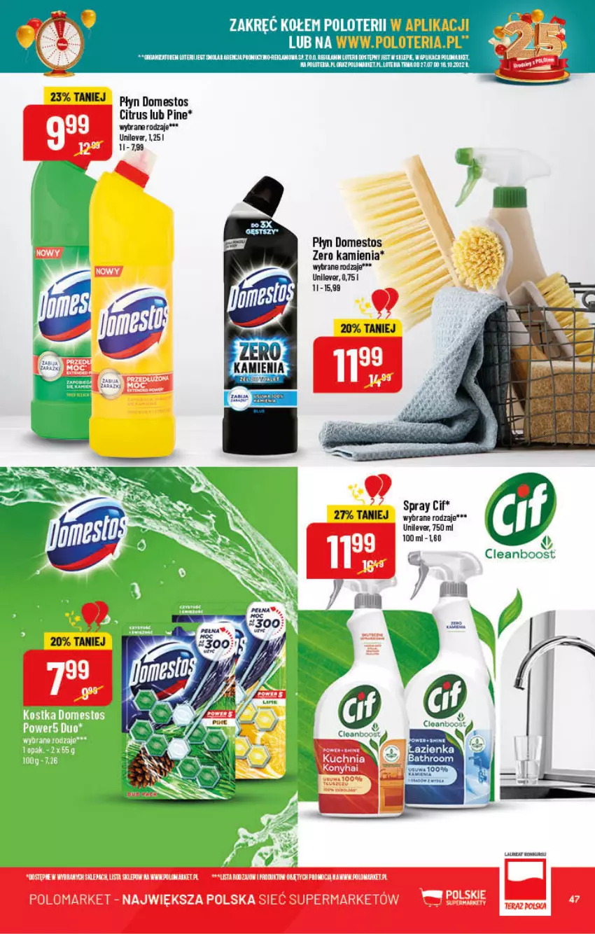 Gazetka promocyjna PoloMarket - Gazetka pomocyjna - ważna 03.08 do 09.08.2022 - strona 47 - produkty: Domestos, Fa