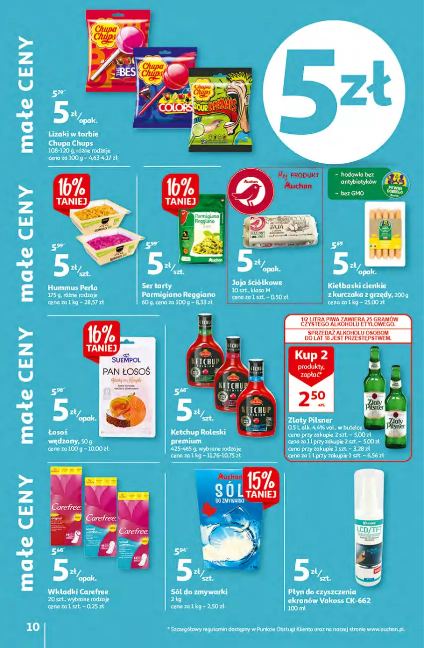 Gazetka promocyjna Auchan - Małe Ceny Hipermarkety - ważna 04.01 do 12.01.2022 - strona 10 - produkty: Gra, Piwa, Suempol