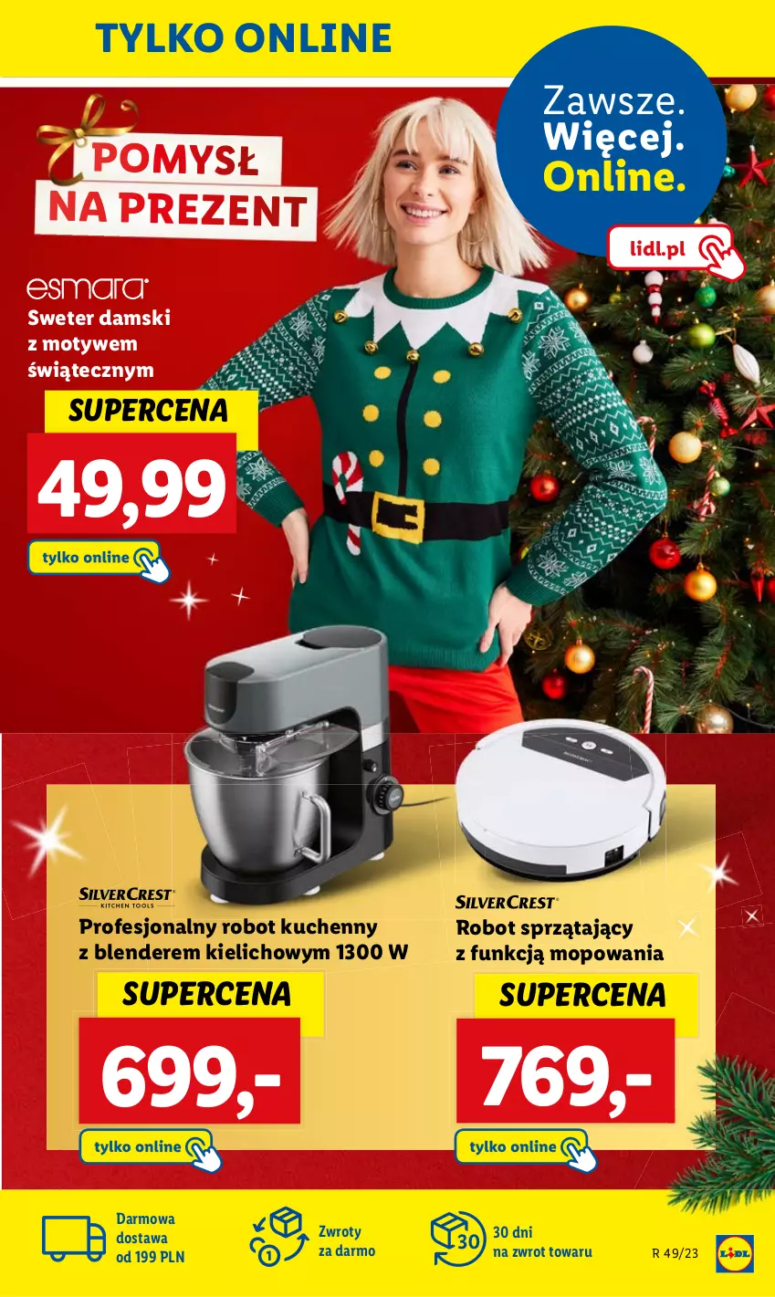 Gazetka promocyjna Lidl - GAZETKA - ważna 04.12 do 09.12.2023 - strona 13 - produkty: Blender, Mop, Robot, Robot sprzątający, Sweter