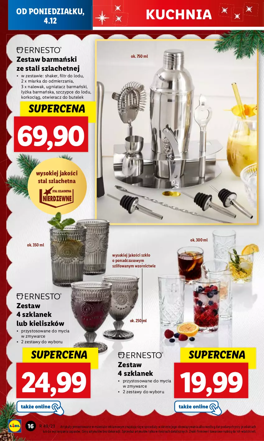 Gazetka promocyjna Lidl - GAZETKA - ważna 04.12 do 09.12.2023 - strona 20 - produkty: Koc, Korkociąg, Kuchnia, Miarka, Otwieracz, Sok, Szczypce