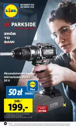 Gazetka promocyjna Lidl - GAZETKA - Gazetka - ważna od 09.12 do 09.12.2023 - strona 56 - produkty: Akumulatorowa wiertarkowkrętark, Wiertarkowkrętarka, Tarka, Wkręt, Wkrętarka, Akumulator