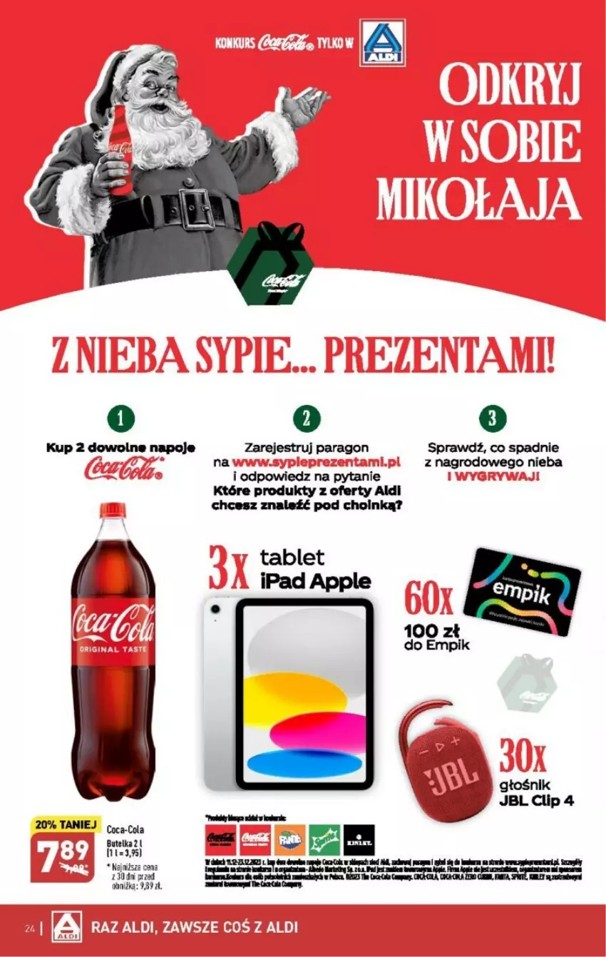 Gazetka promocyjna Aldi - ważna 18.12 do 23.12.2023 - strona 17 - produkty: Napoje, Tablet