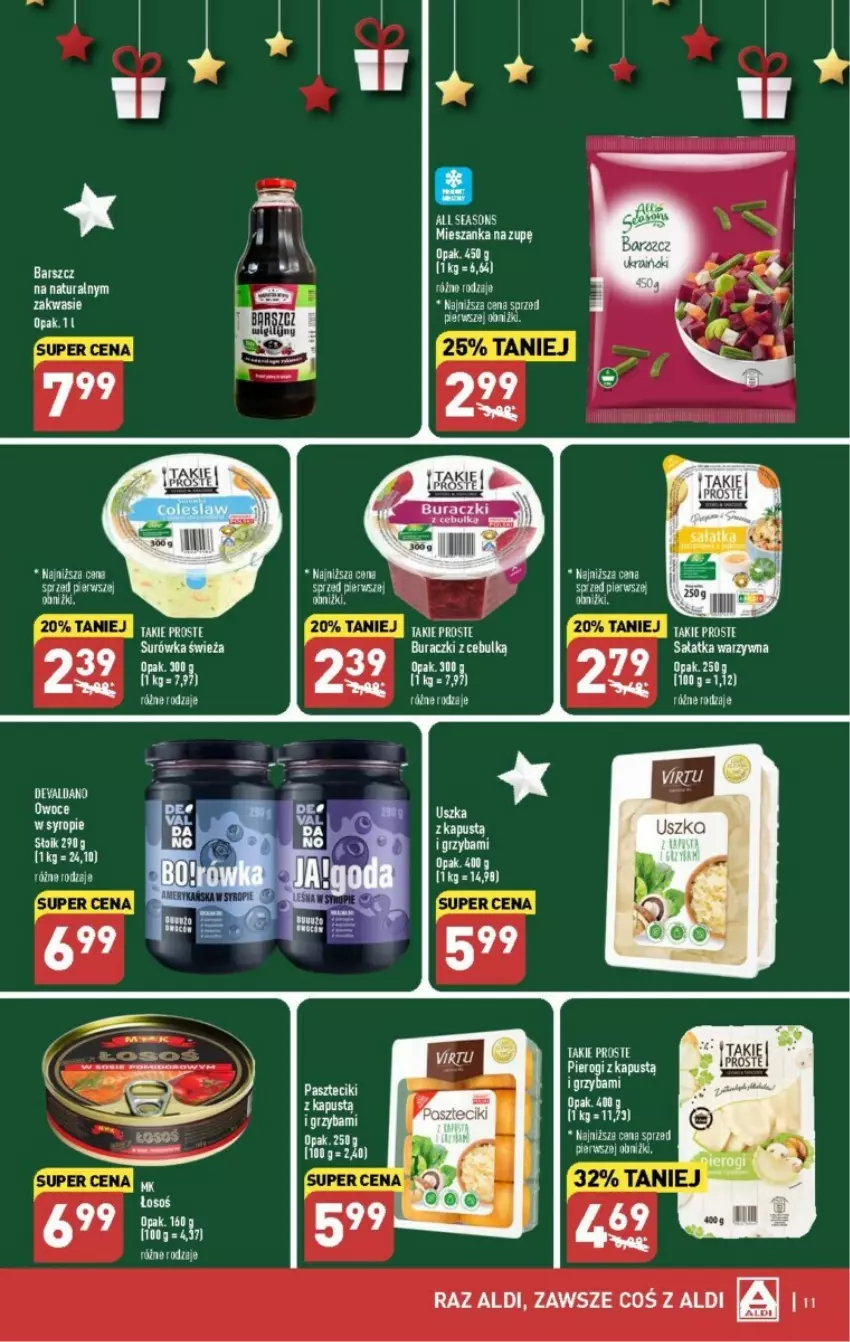 Gazetka promocyjna Aldi - ważna 18.12 do 23.12.2023 - strona 3 - produkty: Kapustą, Olej, Owoce, Syrop