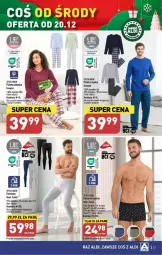 Gazetka promocyjna Aldi - Gazetka - ważna od 23.12 do 23.12.2023 - strona 27 - produkty: Ser, NBA, Sony, Wełna, Kalesony, Bokserki, Piżama, Fa