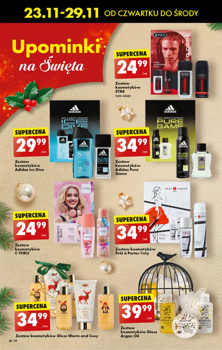 Gazetka promocyjna Biedronka - Od czwartku - ważna 23.11 do 29.11.2023 - strona 38 - produkty: Adidas, C-Thru, Fa, Por, Pur, Str8