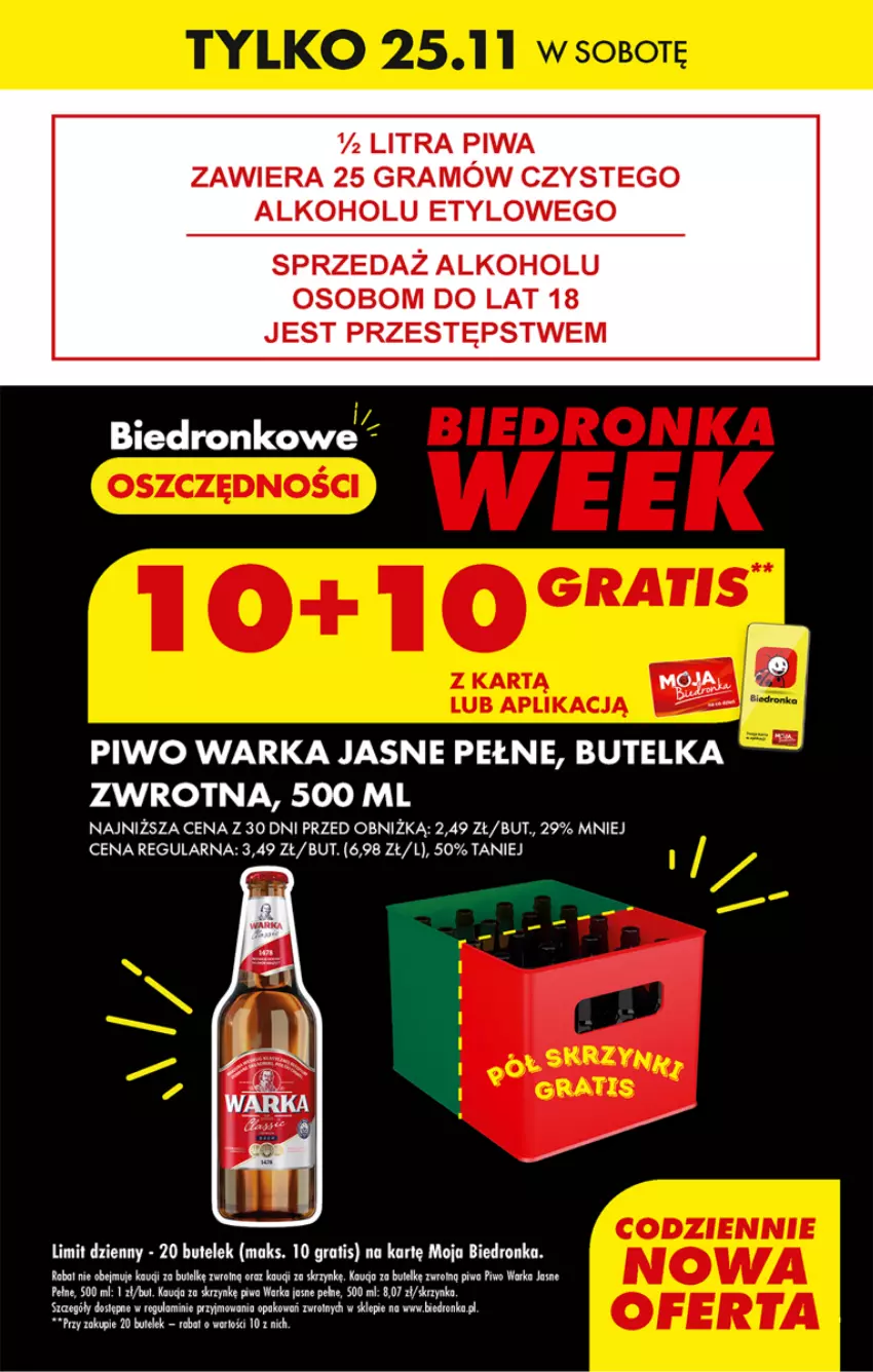 Gazetka promocyjna Biedronka - Od czwartku - ważna 23.11 do 29.11.2023 - strona 9 - produkty: Dron, Gra, Piwa, Piwo, Warka