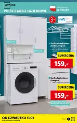 Gazetka promocyjna Lidl - GAZETKA - Gazetka - ważna od 16.01 do 16.01.2022 - strona 31 - produkty: Pralki, Sok, Por, Meble łazienkowe, Uchwyty, Szafka, Szafka łazienkowa, Meble