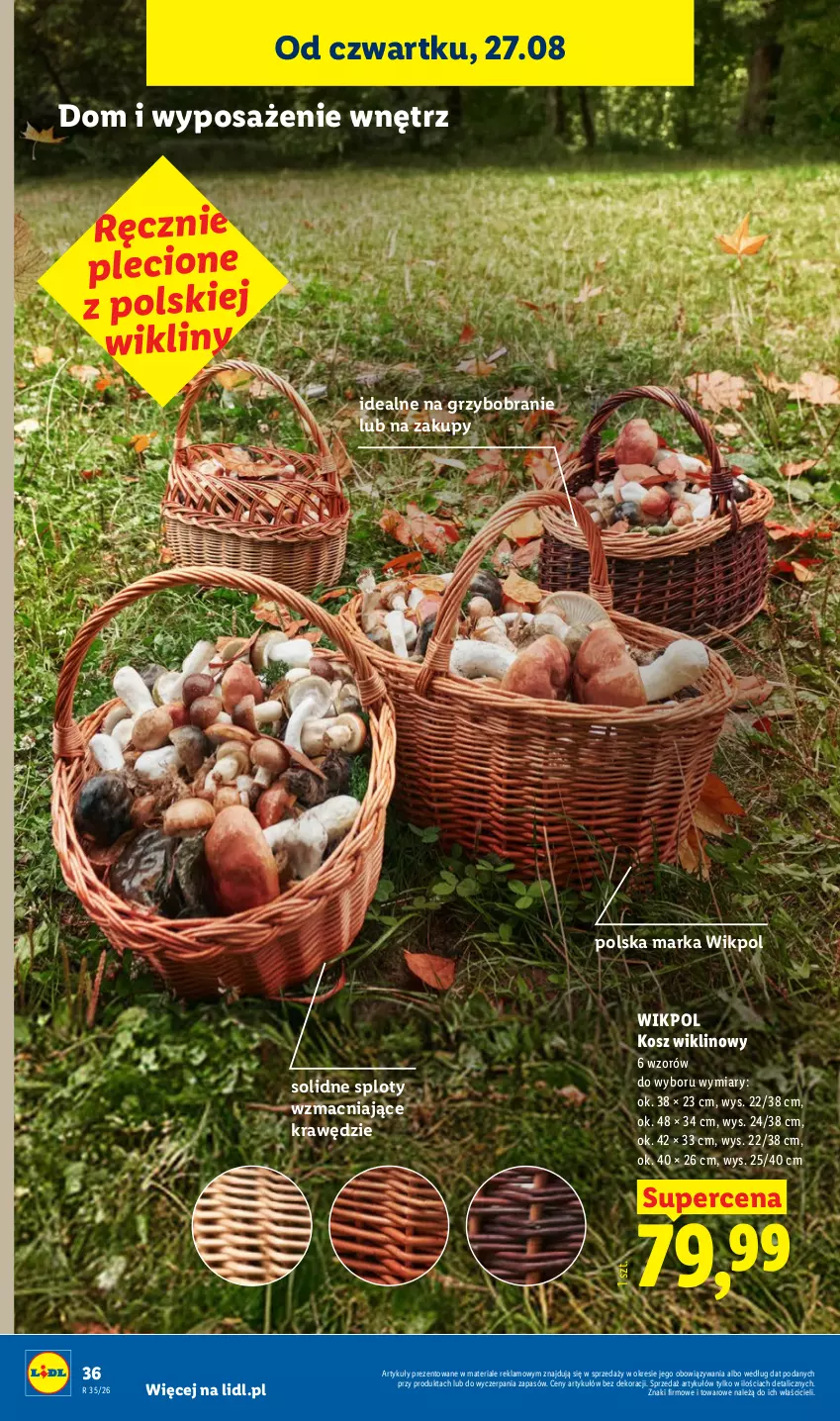Gazetka promocyjna Lidl - Gazetka ważna od 24.08. do 30.08. - ważna 24.08 do 30.08.2026 - strona 42 - produkty: Kosz