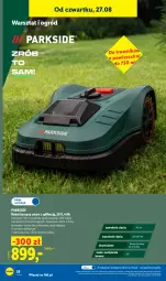 Gazetka promocyjna Lidl - Gazetka ważna od 24.08. do 30.08. - Gazetka - ważna od 30.08 do 30.08.2026 - strona 34 - produkty: Parkside, Sok, Gra, Kosz, Robot, Ogród, Akumulator