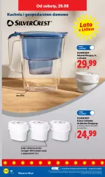 Gazetka promocyjna Lidl - Gazetka ważna od 24.08. do 30.08. - Gazetka - ważna od 30.08 do 30.08.2026 - strona 46 - produkty: Silvercrest, Dzbanek filtrujący, Dzbanek, Brit, Kuchnia, Brita