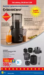 Gazetka promocyjna Lidl - Gazetka ważna od 24.08. do 30.08. - Gazetka - ważna od 30.08 do 30.08.2026 - strona 50 - produkty: Silvercrest, Sok, Mus, Wyciskarka wolnoobrotowa, Kuchnia, Pojemnik, Wyciskarka