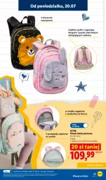 Gazetka promocyjna Lidl - Kompletna wyprawka w megacenach - Gazetka - ważna od 31.07 do 31.07.2026 - strona 33 - produkty: Organizer, Piórnik, Plecak