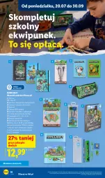 Gazetka promocyjna Lidl - Kompletna wyprawka w megacenach - Gazetka - ważna od 31.07 do 31.07.2026 - strona 36 - produkty: Minecraft, Długopis, Klej, Piórnik