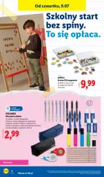 Gazetka promocyjna Lidl - Kompletna wyprawka w megacenach - Gazetka - ważna od 31.07 do 31.07.2026 - strona 4 - produkty: Długopis, Klej, Piórnik, Obraz