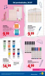Gazetka promocyjna Lidl - Kompletna wyprawka w megacenach - Gazetka - ważna od 31.07 do 31.07.2026 - strona 45 - produkty: Długopis, Marker, Fa