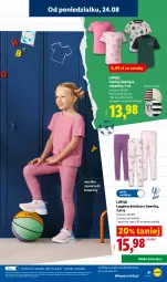 Gazetka promocyjna Lidl - Kompletna wyprawka w megacenach - Gazetka - ważna od 31.07 do 31.07.2026 - strona 61 - produkty: Sok, Gin, Gra, T-shirt, Moda, Legginsy, Dzieci, Grafika