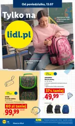 Gazetka promocyjna Lidl - Kompletna wyprawka w megacenach - Gazetka - ważna od 31.07 do 31.07.2026 - strona 62 - produkty: Plecak