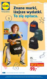 Gazetka promocyjna Lidl - Kompletna wyprawka w megacenach - Gazetka - ważna od 31.07 do 31.07.2026 - strona 65 - produkty: Plecak