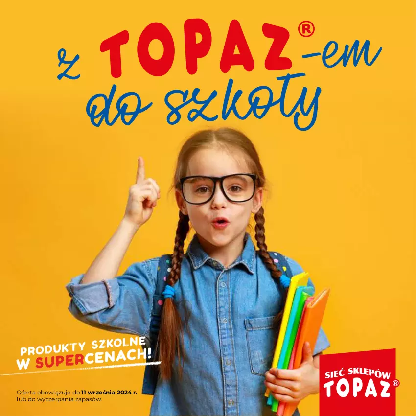 Gazetka promocyjna Topaz - Gazetka - ważna 22.08 do 11.09.2024 - strona 1