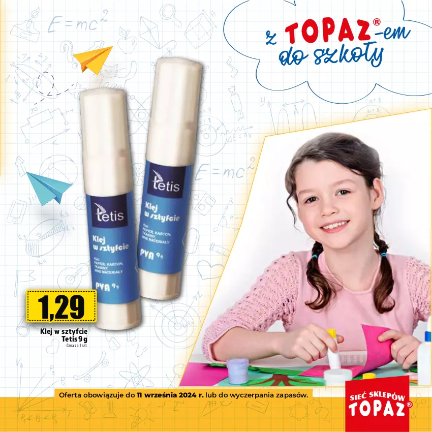 Gazetka promocyjna Topaz - Gazetka - ważna 22.08 do 11.09.2024 - strona 13 - produkty: Klej