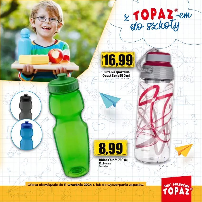 Gazetka promocyjna Topaz - Gazetka - ważna 22.08 do 11.09.2024 - strona 25 - produkty: Butelka sportowa, Por, Sport