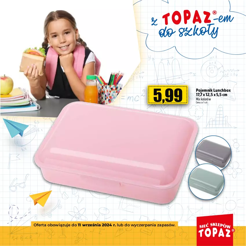 Gazetka promocyjna Topaz - Gazetka - ważna 22.08 do 11.09.2024 - strona 27 - produkty: Pojemnik