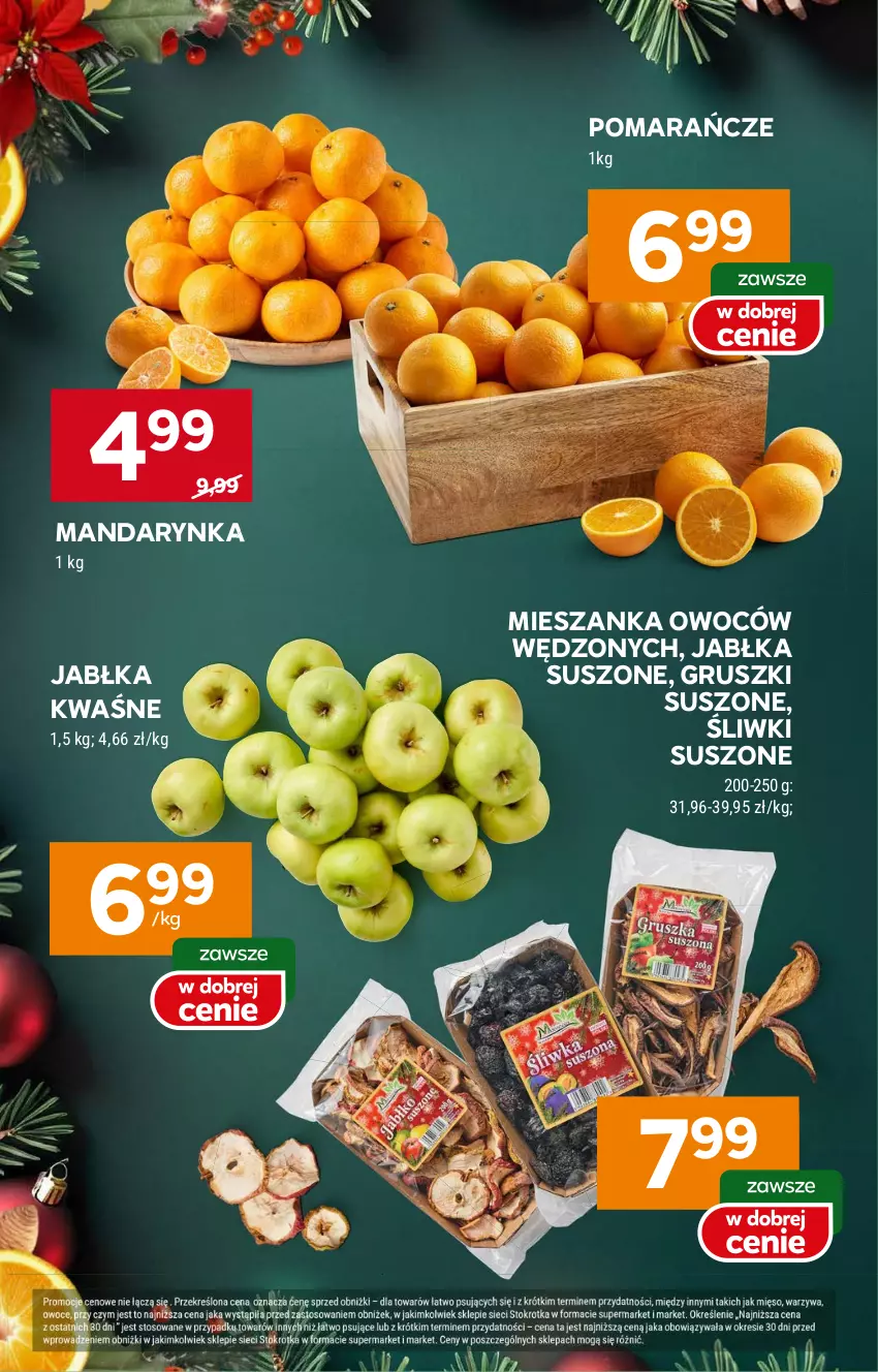 Gazetka promocyjna Stokrotka - Supermarket - ważna 19.12 do 27.12.2024 - strona 2 - produkty: Gruszki, Jabłka, Pomarańcze