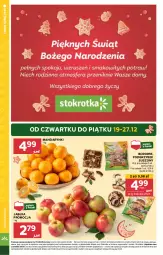 Gazetka promocyjna Stokrotka - Supermarket - Gazetka - ważna od 27.12 do 27.12.2024 - strona 6 - produkty: Mandarynki, Warzywa, Owoce, Mięso, Jabłka