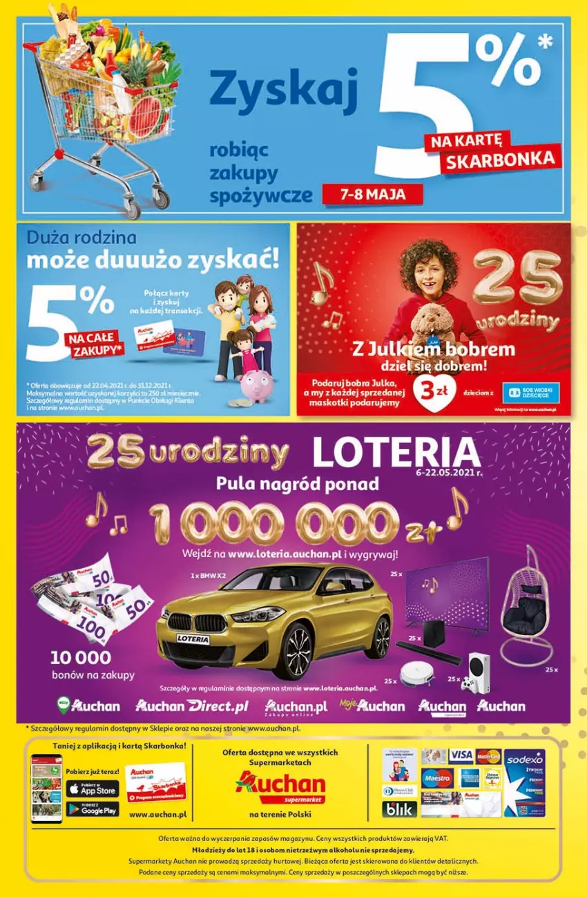 Gazetka promocyjna Auchan - 25 Urodziny #3 Supermarkety - ważna 06.05 do 13.05.2021 - strona 16