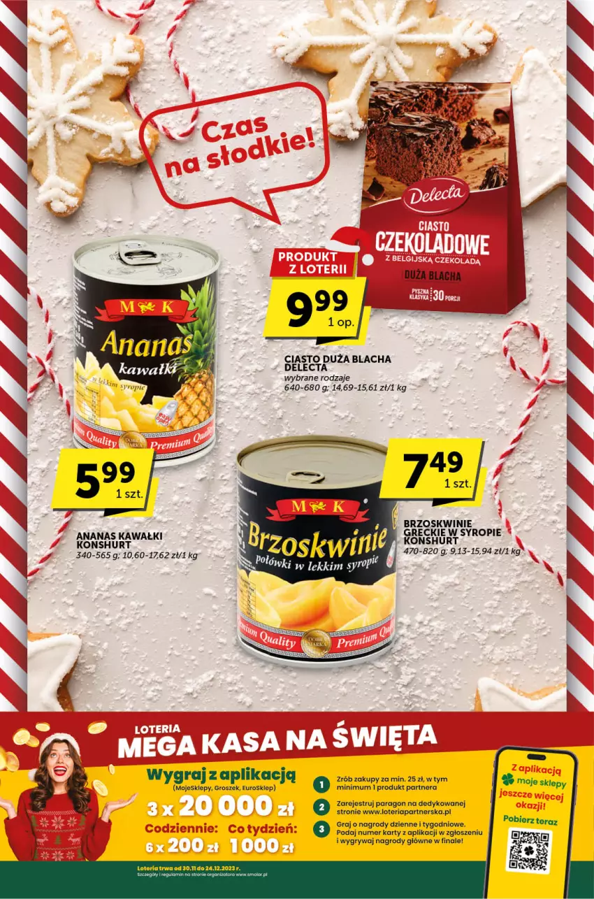 Gazetka promocyjna ABC - ważna 30.11 do 12.12.2023 - strona 12 - produkty: Amol, Ananas, Brzoskwinie, Delecta, Gra, Groszek, Gry, Kawa, Mola, Syrop, Tera