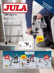 Gazetka promocyjna Jula - Gazetka - Gazetka - ważna od 06.02 do 06.02.2022 - strona 1 - produkty: Odkurzacz, Odkurzacz przemysłowy, Wiertarka, Tera, Warka, Tarka, Wkręt, Młot, Młotowiertarka, Zestaw wierteł, Szlifierka, Zestaw końcówek, Akumulator