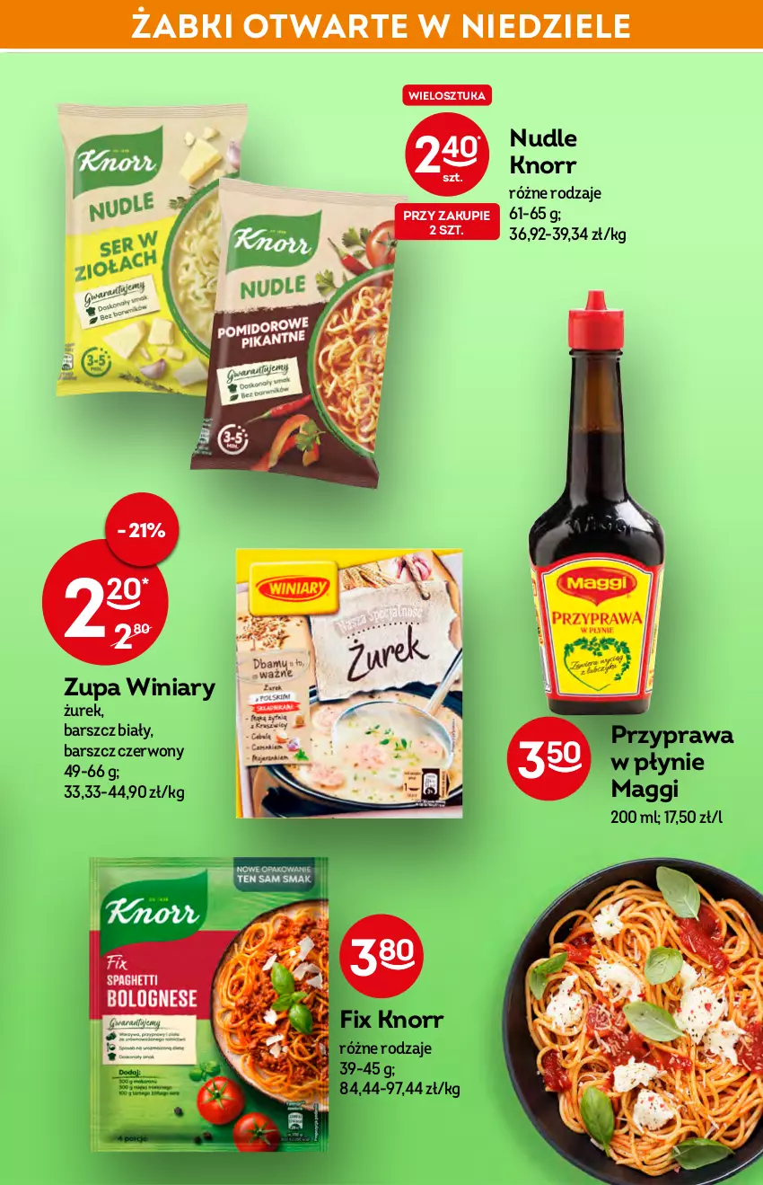 Gazetka promocyjna Żabka - ważna 18.05 do 24.05.2022 - strona 35 - produkty: Knorr, Maggi, Winiary, Zupa