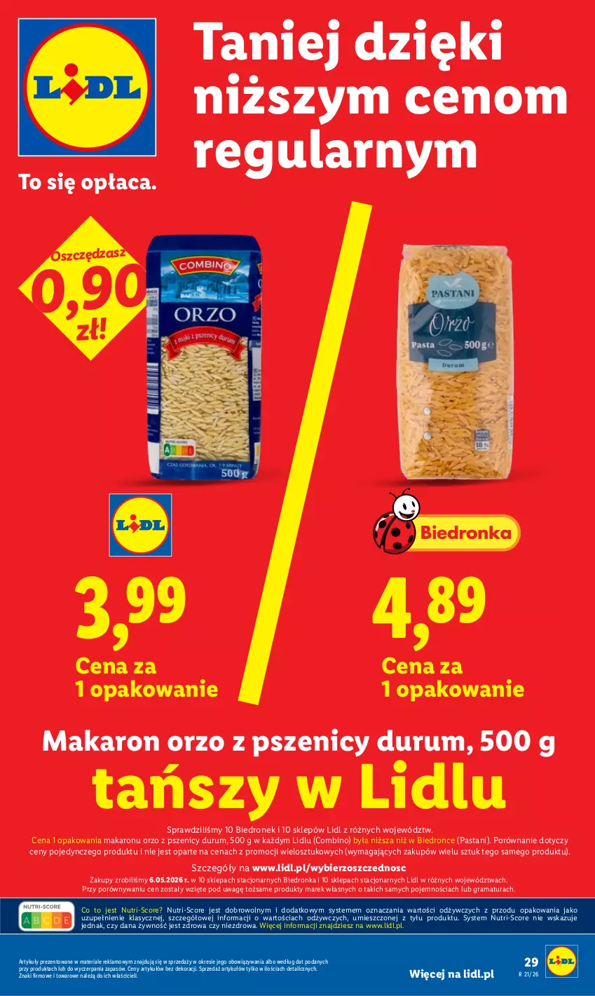 Gazetka promocyjna Lidl - Gazetka ważna od 18.05 do 20.05 - ważna 18.05 do 20.05.2026 - strona 29 - produkty: Dron, Gra, Makaron, Por, Rama, Rum
