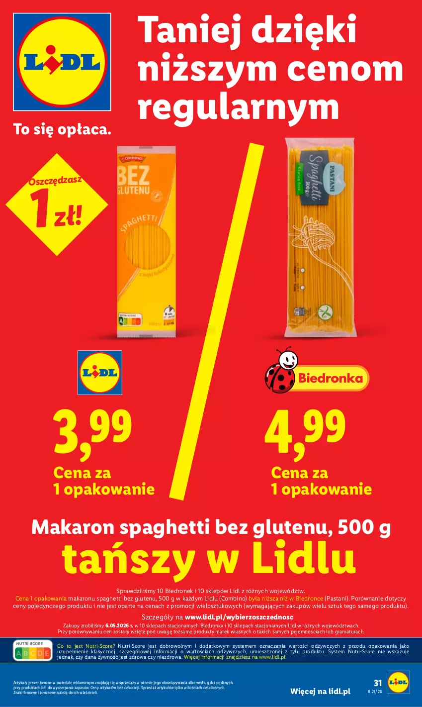 Gazetka promocyjna Lidl - Gazetka ważna od 18.05 do 20.05 - ważna 18.05 do 20.05.2026 - strona 31 - produkty: Dron, Gra, Makaron, Por, Rama, Spaghetti