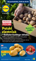 Gazetka promocyjna Lidl - Gazetka ważna od 18.05 do 20.05 - Gazetka - ważna od 20.05 do 20.05.2026 - strona 41 - produkty: Ziemniaki