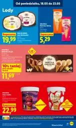 Gazetka promocyjna Lidl - Gazetka ważna od 18.05 do 20.05 - Gazetka - ważna od 20.05 do 20.05.2026 - strona 63 - produkty: Por, Jogurt, Tarta, Lody, Czekolada, Jagodzianka