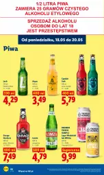 Gazetka promocyjna Lidl - Gazetka ważna od 18.05 do 20.05 - Gazetka - ważna od 20.05 do 20.05.2026 - strona 70 - produkty: Piwa, Limonka, Arbuz, Wino, Captain Jack, Mięta